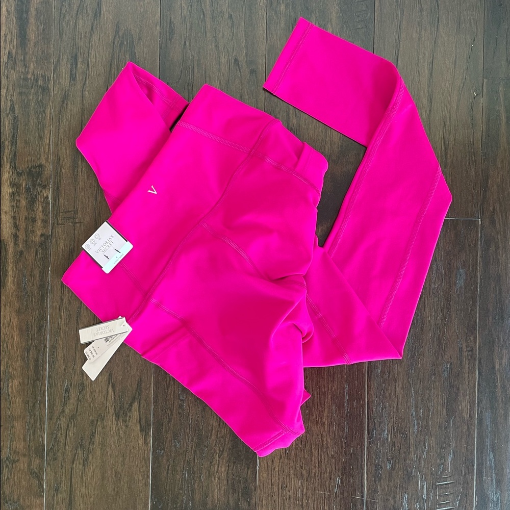Hot Pink Victorias Secret Leggings Full-Length
